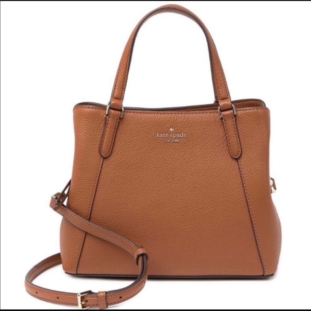 Kate Spade Tan Satchel Crossbody Purse - Excellent Condition!